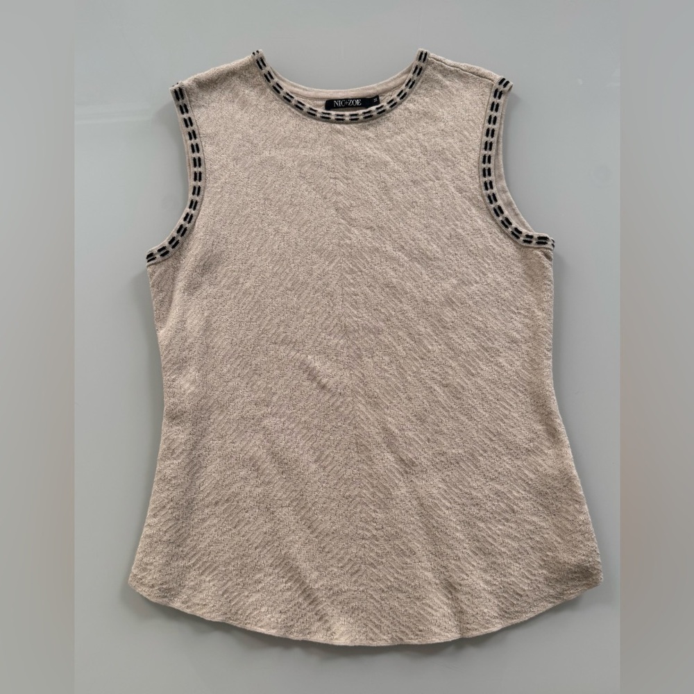 NIC+ZOE Sleeveless Knit Tank Top – Size M